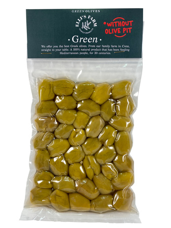Green Olives with out pit 250g (1)